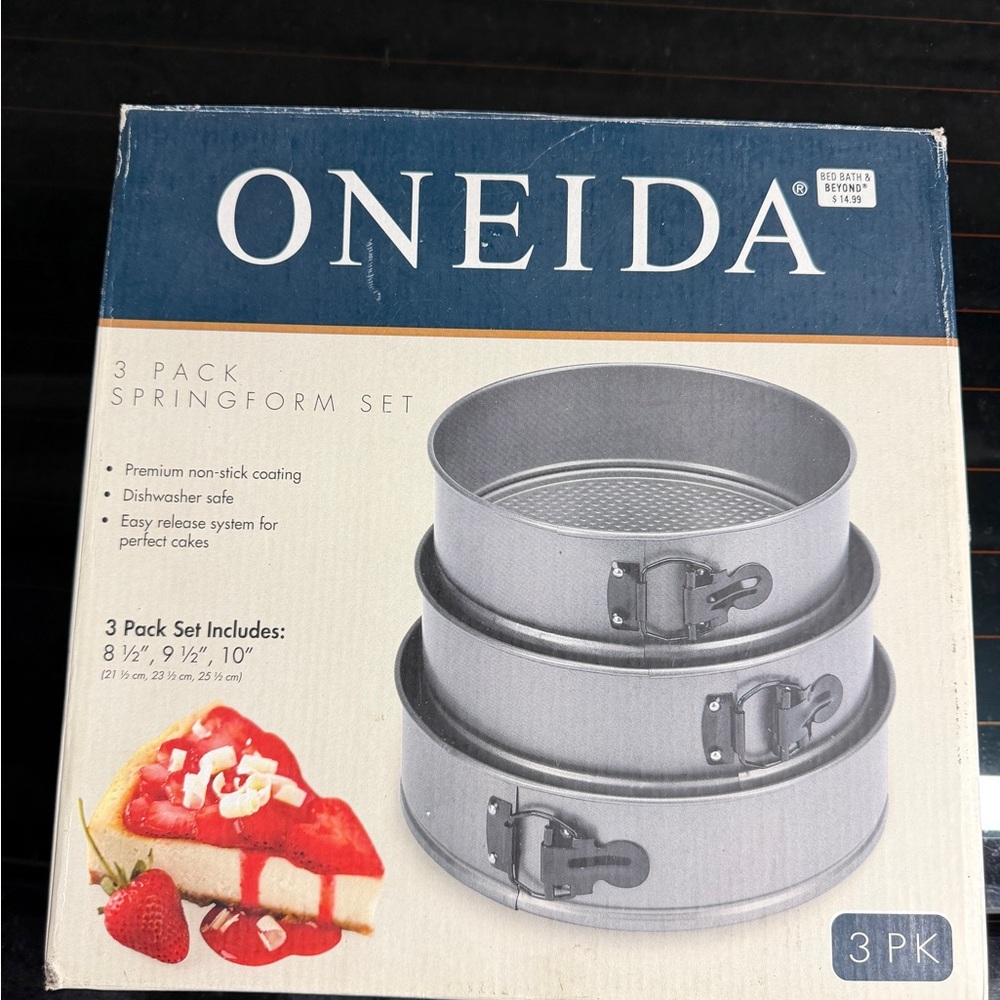Oneida Silver Springform Pan Trio